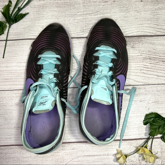 Nike Women’s Free Balanza 3.0 Running Shoes in Dark Gray and Purple - Picture 7 of 14